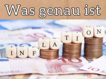 Münzen mit der Aufschrift: Was genau ist eigentlich Inflation?